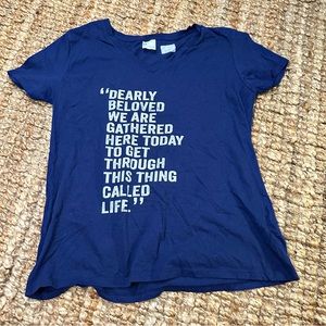 PRINCE WOMENS GRAPHIC TEE - lets go crazy